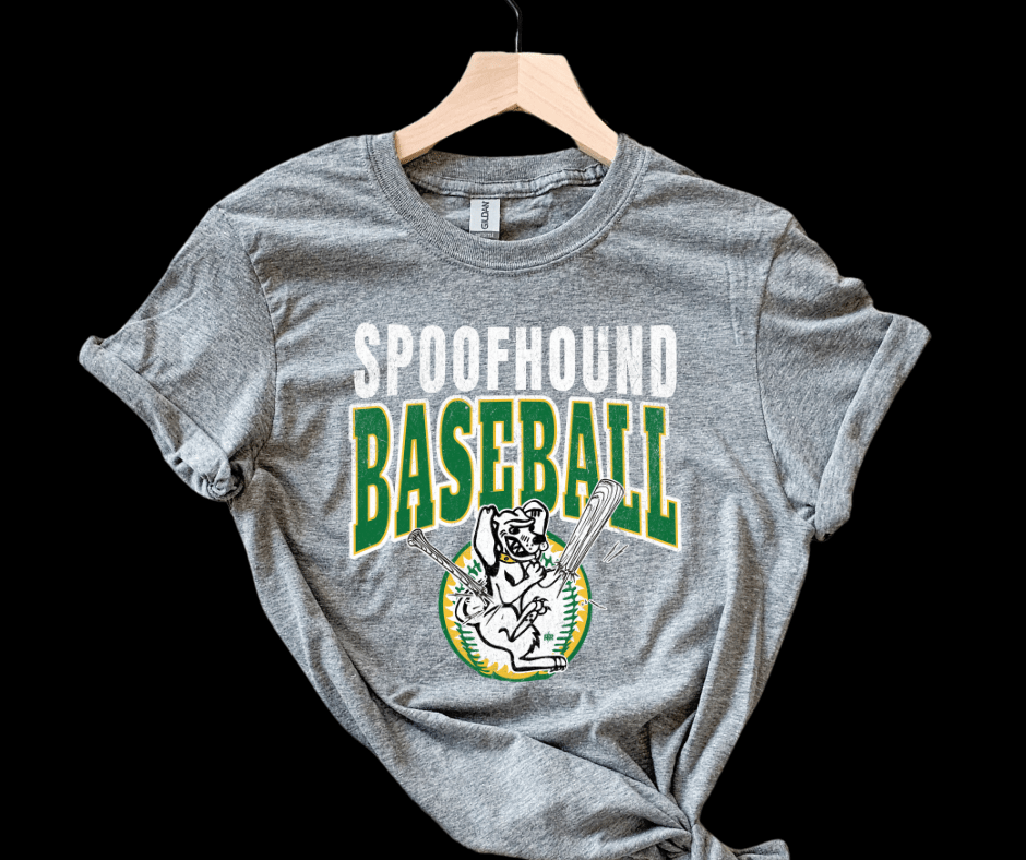 Spoofhound Baseball Broken Bat Grey Tee or Sweatshirt - Tees - The Red Rival