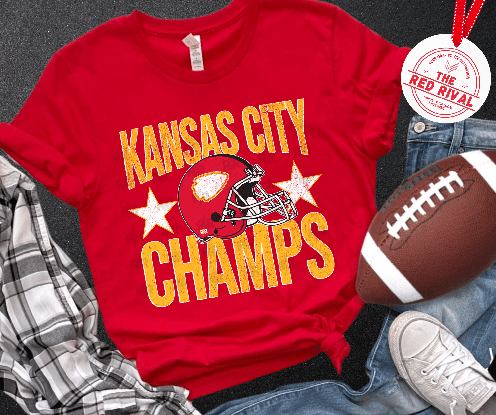 Stars Kansas City Champs Red Tee or Sweatshirt - Tees - The Red Rival