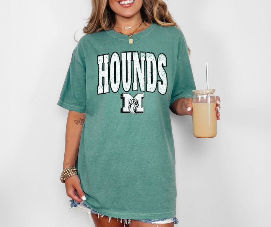 White Hounds Light Green Tee - Wholesale - The Red Rival