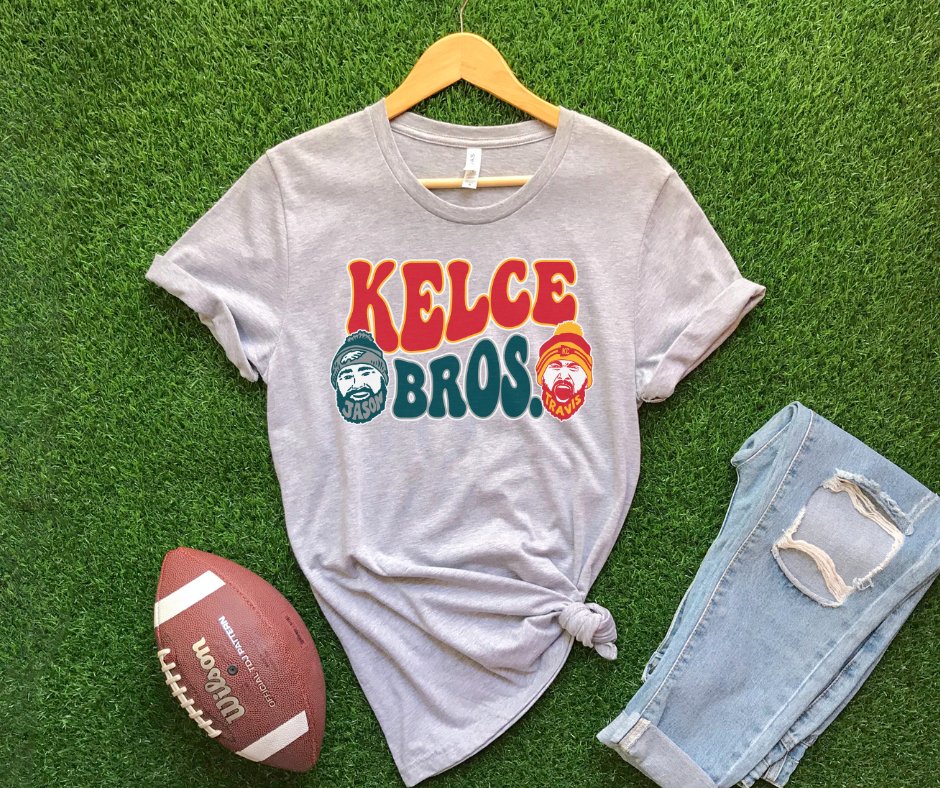 BLACK FRIDAY DEAL - Kelce Bros Grey Tee - The Red Rival
