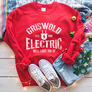 Griswold Electric White Ink Sweatshirt - Wholesale - The Red Rival