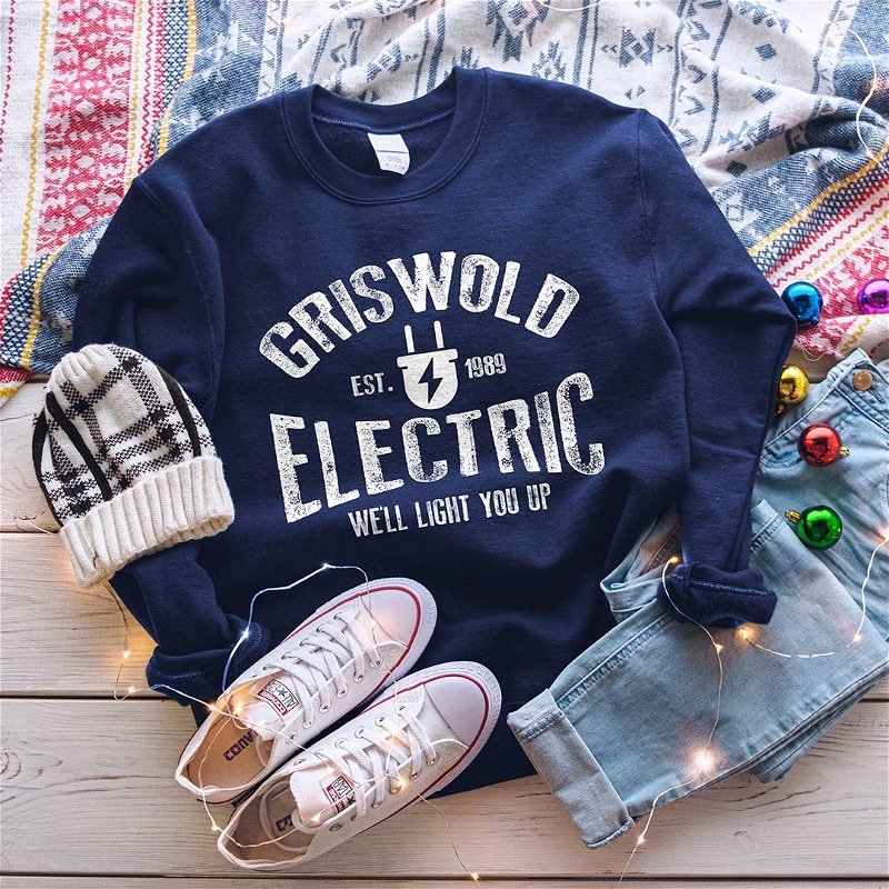 Griswold Electric White Ink Sweatshirt - Wholesale - The Red Rival