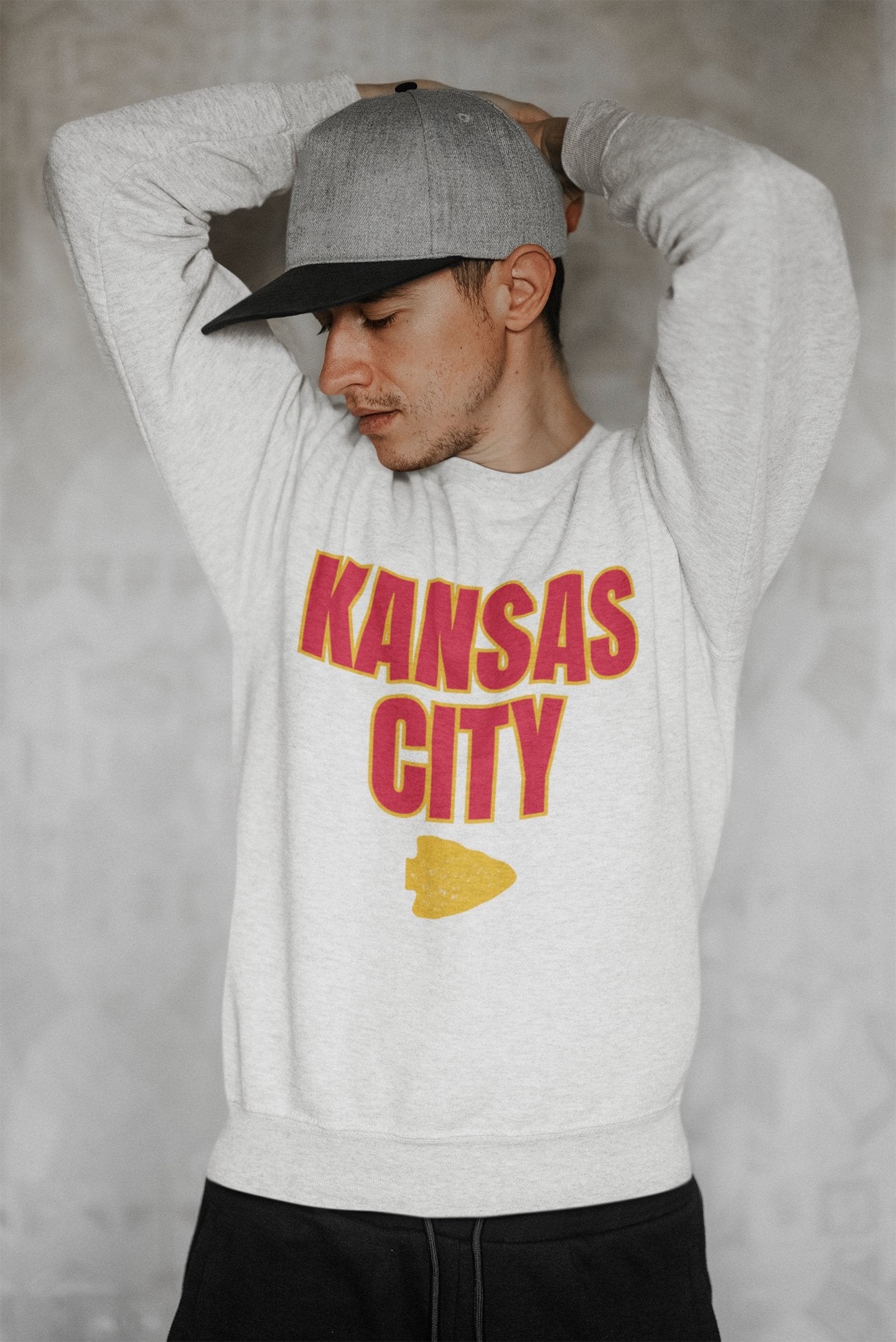 Kansas City Football Arrowhead Sweatshirt - Tees & Sweatshirts - The Red Rival