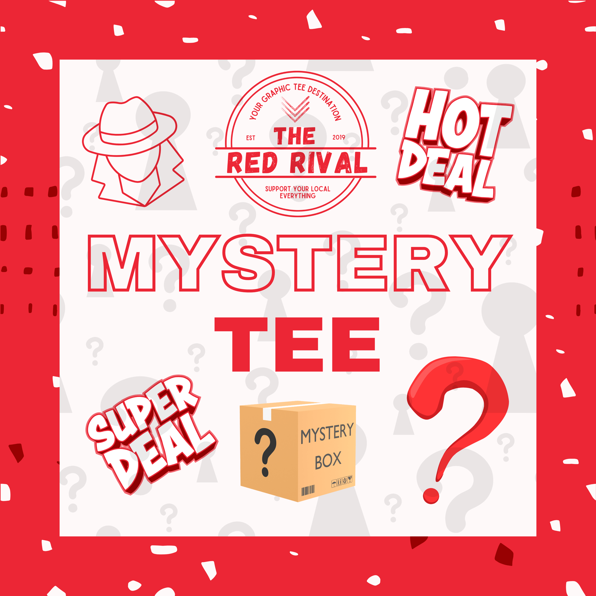READY TO SHIP - Individual Mystery Tee - The Red Rival
